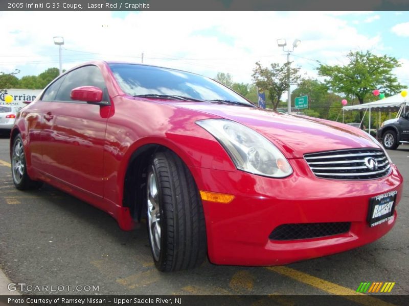 Laser Red / Graphite 2005 Infiniti G 35 Coupe