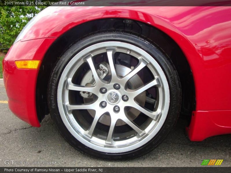 Laser Red / Graphite 2005 Infiniti G 35 Coupe