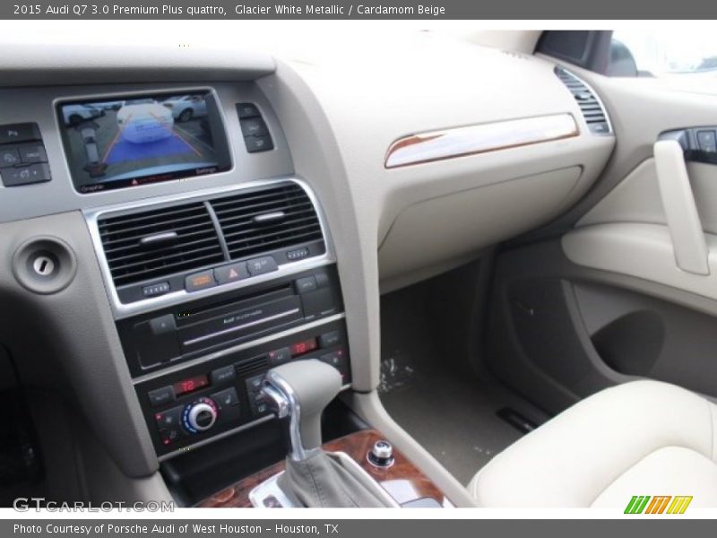 Glacier White Metallic / Cardamom Beige 2015 Audi Q7 3.0 Premium Plus quattro