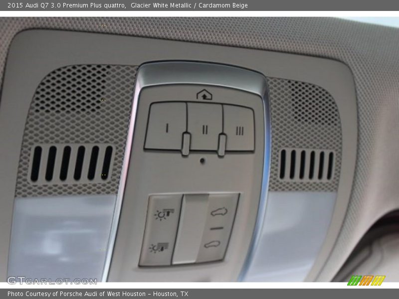 Glacier White Metallic / Cardamom Beige 2015 Audi Q7 3.0 Premium Plus quattro