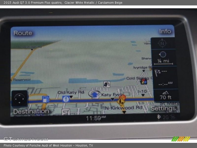 Navigation of 2015 Q7 3.0 Premium Plus quattro