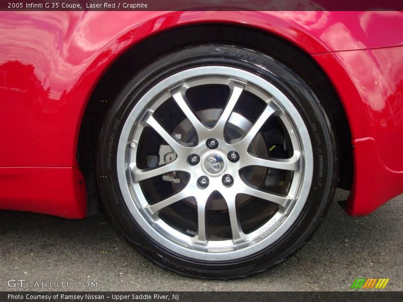 Laser Red / Graphite 2005 Infiniti G 35 Coupe