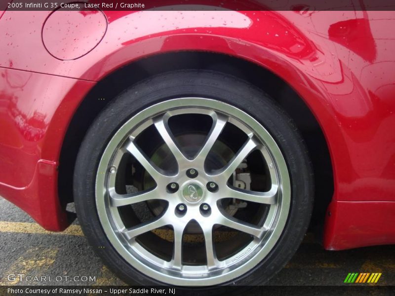 Laser Red / Graphite 2005 Infiniti G 35 Coupe