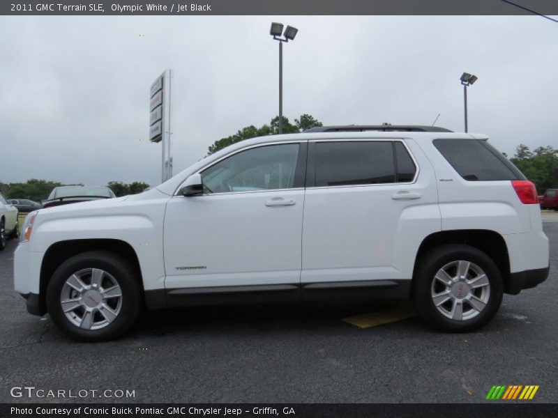 Olympic White / Jet Black 2011 GMC Terrain SLE