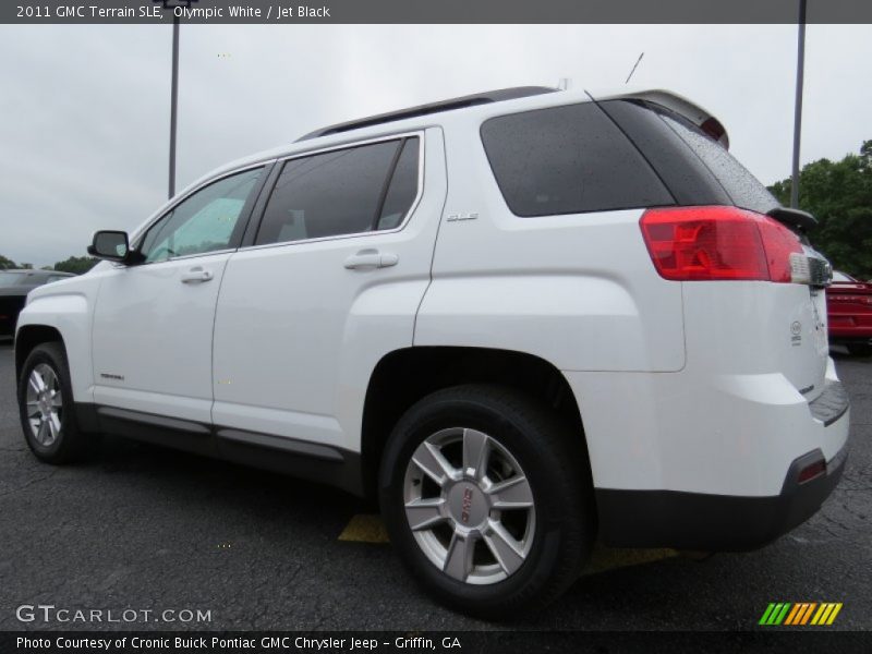 Olympic White / Jet Black 2011 GMC Terrain SLE