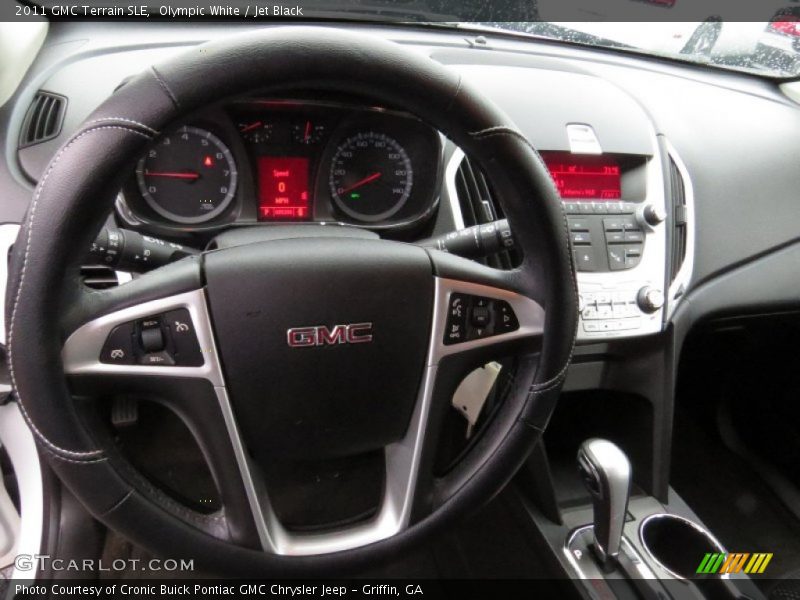Olympic White / Jet Black 2011 GMC Terrain SLE