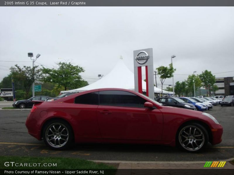 Laser Red / Graphite 2005 Infiniti G 35 Coupe