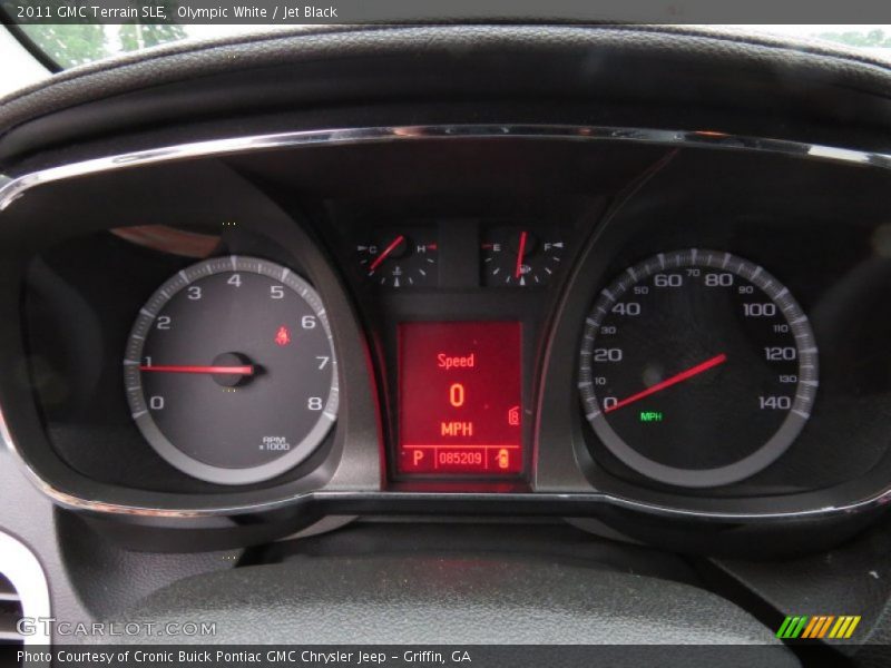 Olympic White / Jet Black 2011 GMC Terrain SLE