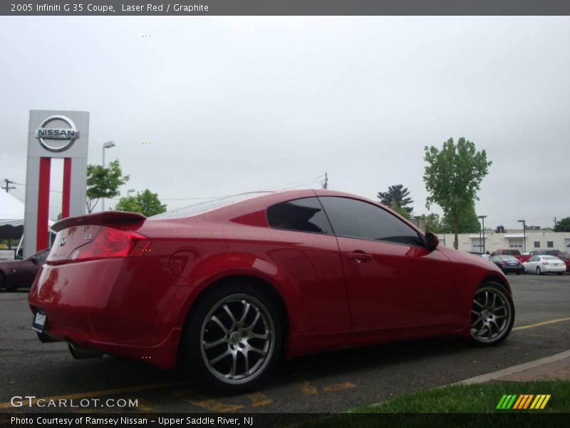 Laser Red / Graphite 2005 Infiniti G 35 Coupe