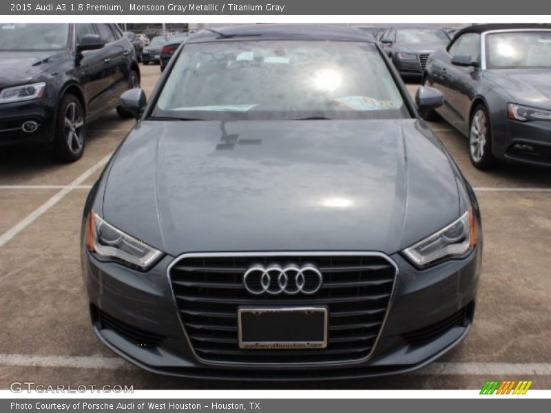 Monsoon Gray Metallic / Titanium Gray 2015 Audi A3 1.8 Premium