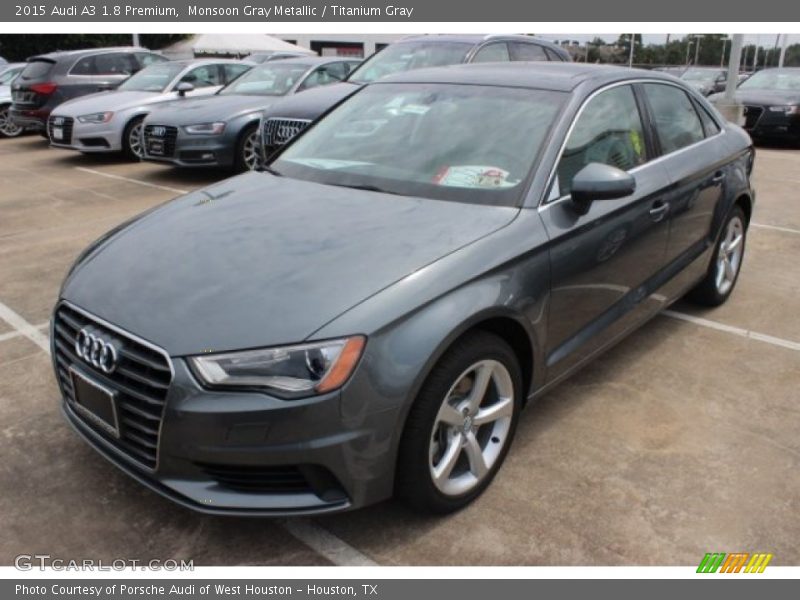 Monsoon Gray Metallic / Titanium Gray 2015 Audi A3 1.8 Premium