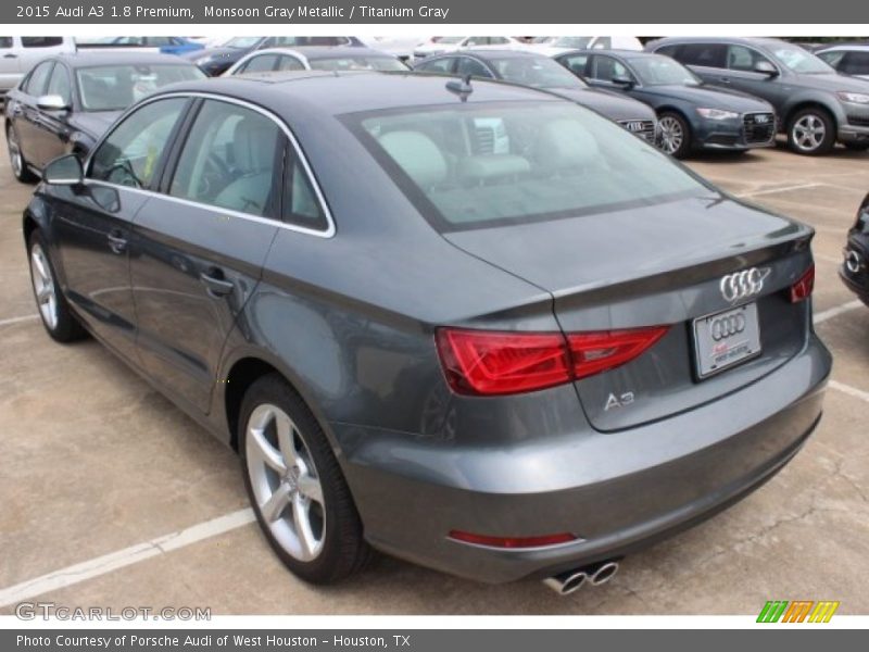 Monsoon Gray Metallic / Titanium Gray 2015 Audi A3 1.8 Premium