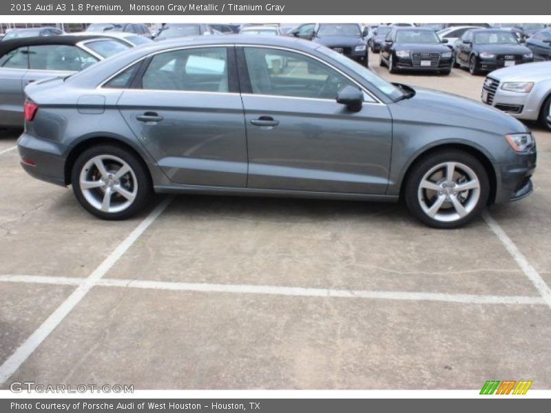 Monsoon Gray Metallic / Titanium Gray 2015 Audi A3 1.8 Premium