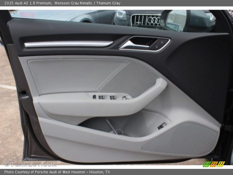 Monsoon Gray Metallic / Titanium Gray 2015 Audi A3 1.8 Premium