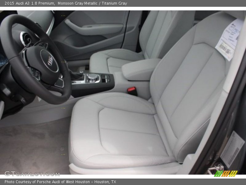 Monsoon Gray Metallic / Titanium Gray 2015 Audi A3 1.8 Premium