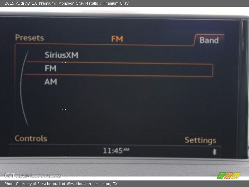 Monsoon Gray Metallic / Titanium Gray 2015 Audi A3 1.8 Premium