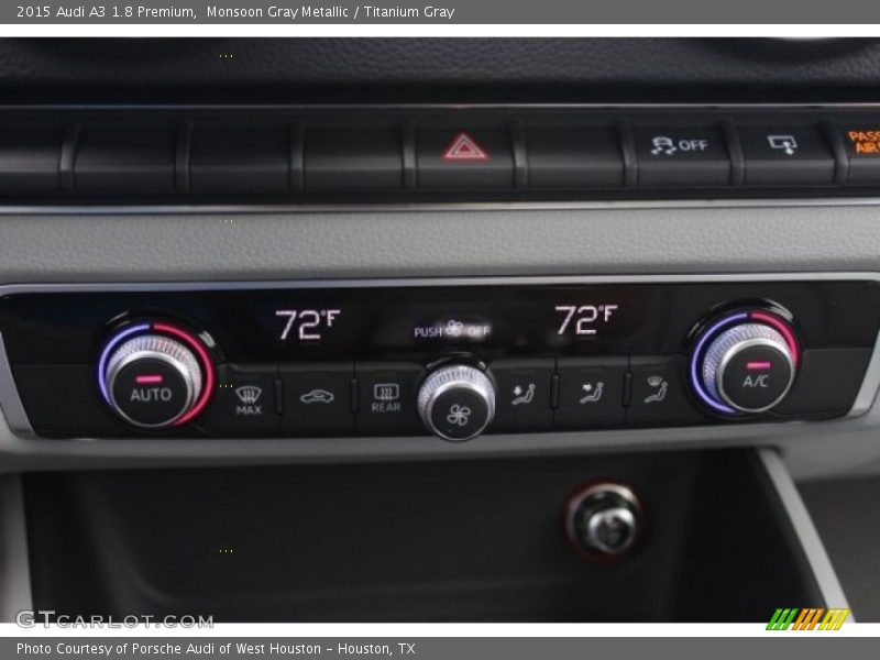 Monsoon Gray Metallic / Titanium Gray 2015 Audi A3 1.8 Premium