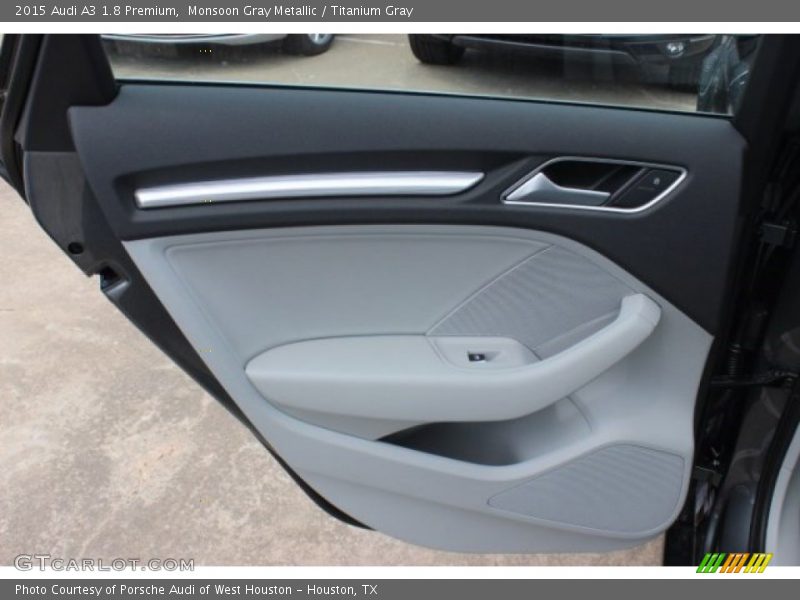 Monsoon Gray Metallic / Titanium Gray 2015 Audi A3 1.8 Premium