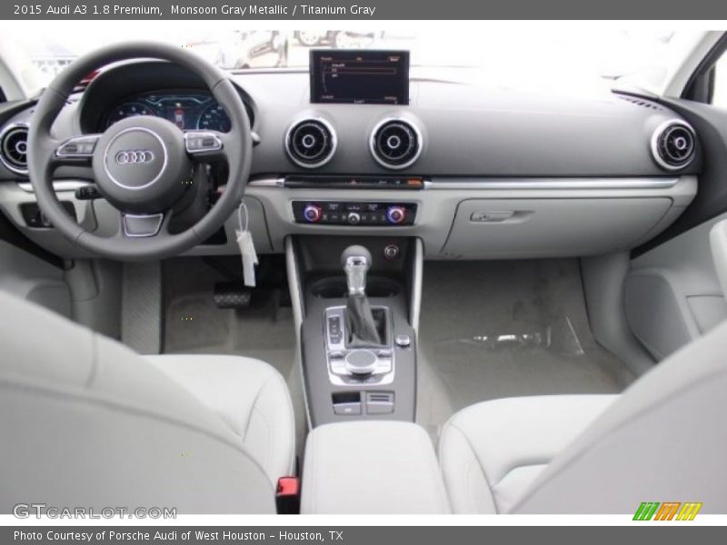 Monsoon Gray Metallic / Titanium Gray 2015 Audi A3 1.8 Premium