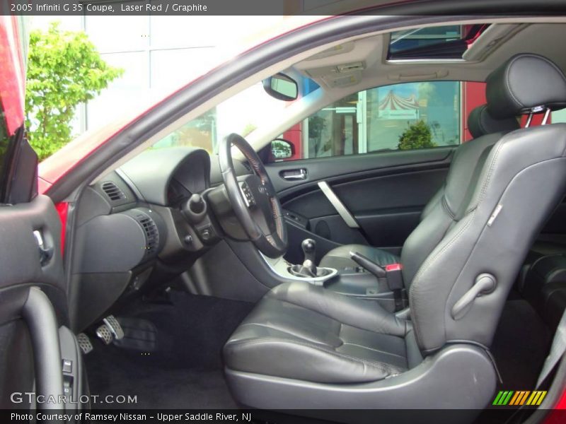 Laser Red / Graphite 2005 Infiniti G 35 Coupe