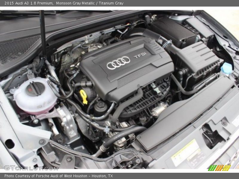 Monsoon Gray Metallic / Titanium Gray 2015 Audi A3 1.8 Premium