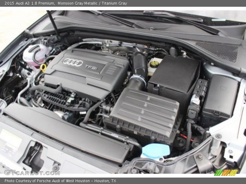 Monsoon Gray Metallic / Titanium Gray 2015 Audi A3 1.8 Premium