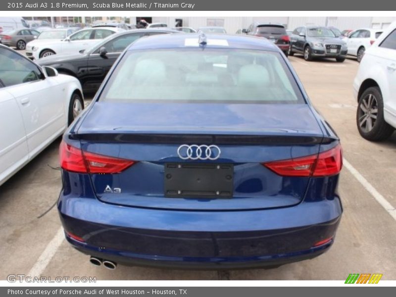 Scuba Blue Metallic / Titanium Gray 2015 Audi A3 1.8 Premium