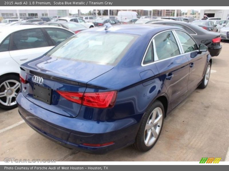Scuba Blue Metallic / Titanium Gray 2015 Audi A3 1.8 Premium