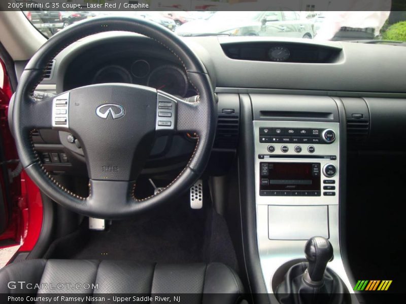 Laser Red / Graphite 2005 Infiniti G 35 Coupe