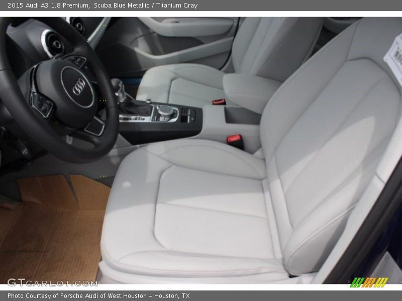 Scuba Blue Metallic / Titanium Gray 2015 Audi A3 1.8 Premium