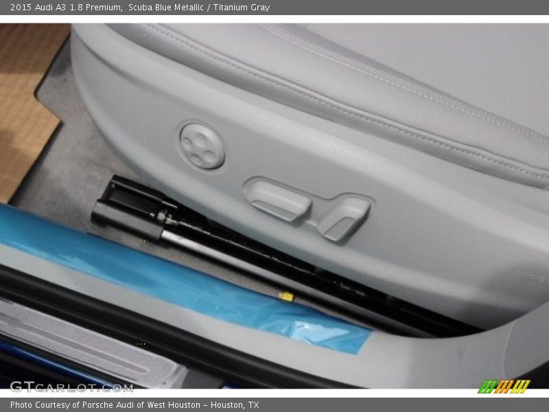 Scuba Blue Metallic / Titanium Gray 2015 Audi A3 1.8 Premium