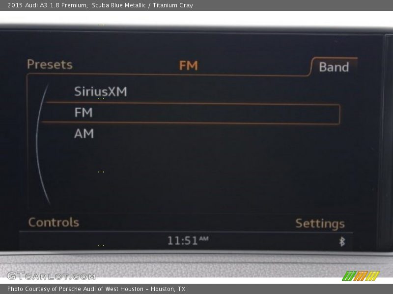 Scuba Blue Metallic / Titanium Gray 2015 Audi A3 1.8 Premium