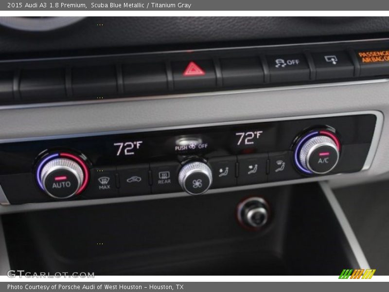 Scuba Blue Metallic / Titanium Gray 2015 Audi A3 1.8 Premium