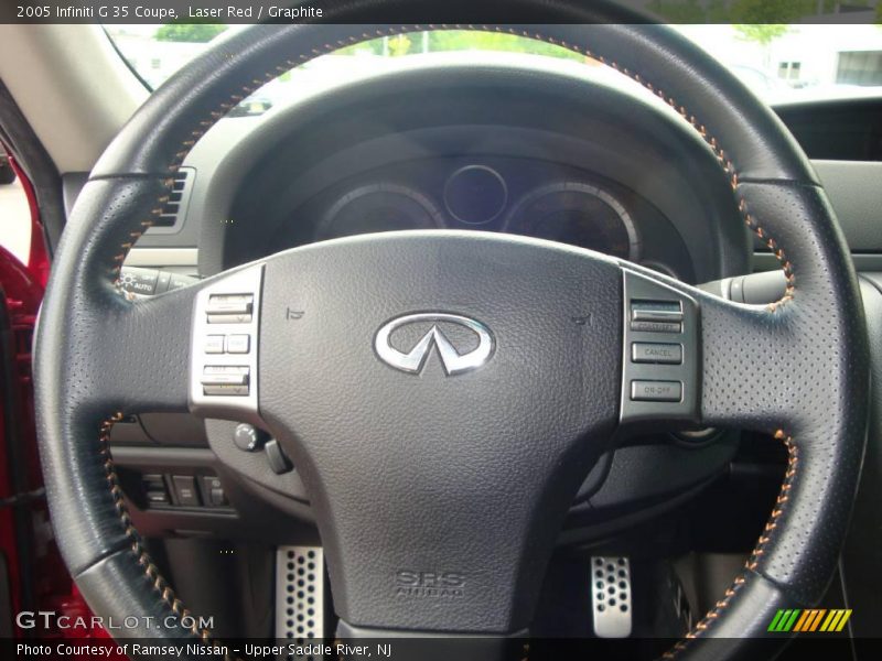 Laser Red / Graphite 2005 Infiniti G 35 Coupe