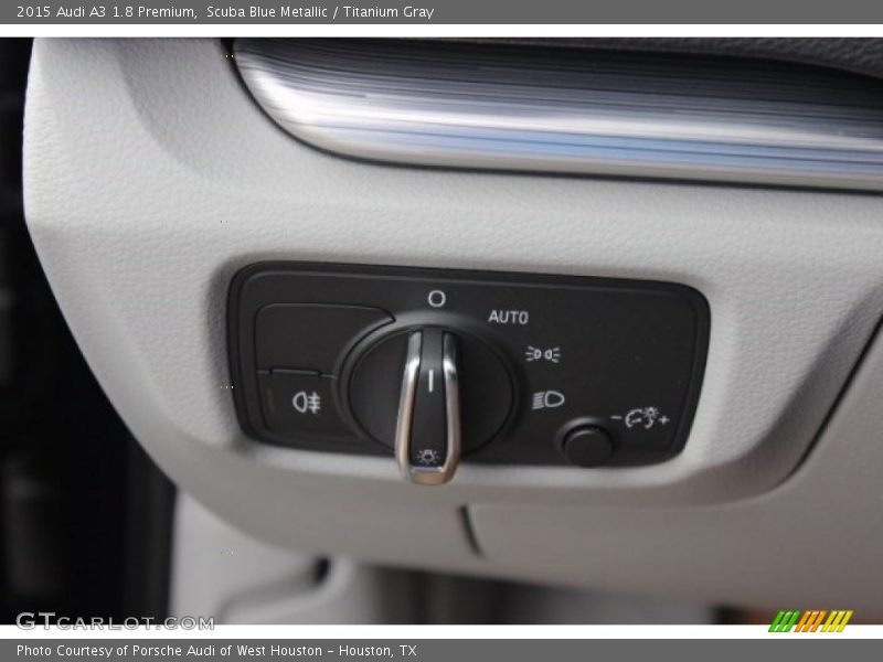 Scuba Blue Metallic / Titanium Gray 2015 Audi A3 1.8 Premium