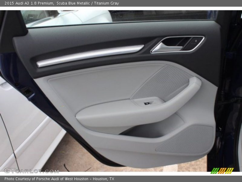 Scuba Blue Metallic / Titanium Gray 2015 Audi A3 1.8 Premium