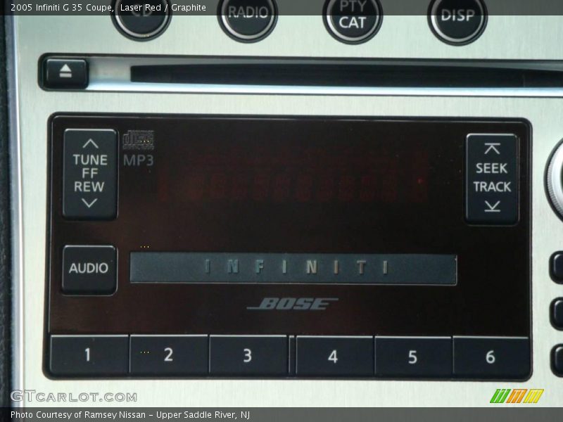 Laser Red / Graphite 2005 Infiniti G 35 Coupe