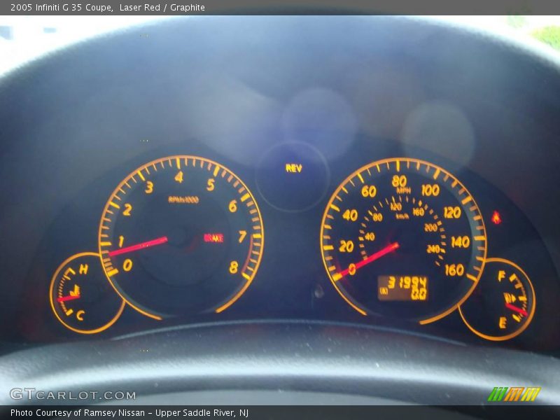Laser Red / Graphite 2005 Infiniti G 35 Coupe