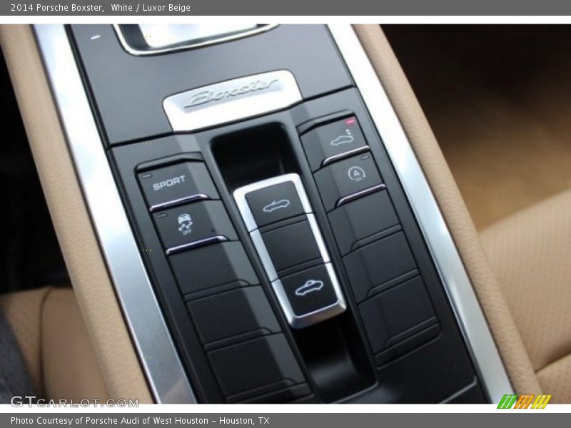 White / Luxor Beige 2014 Porsche Boxster