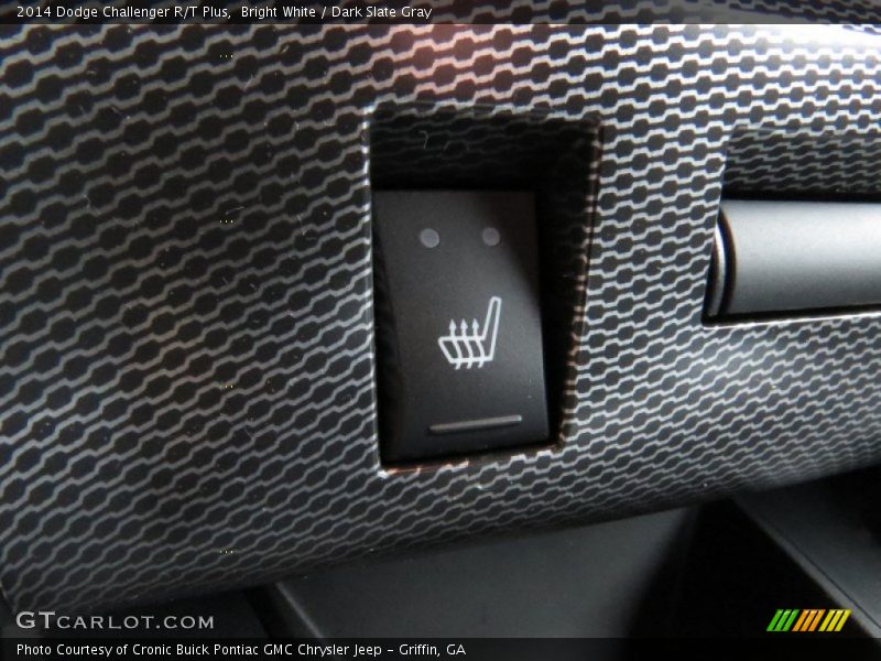 Bright White / Dark Slate Gray 2014 Dodge Challenger R/T Plus