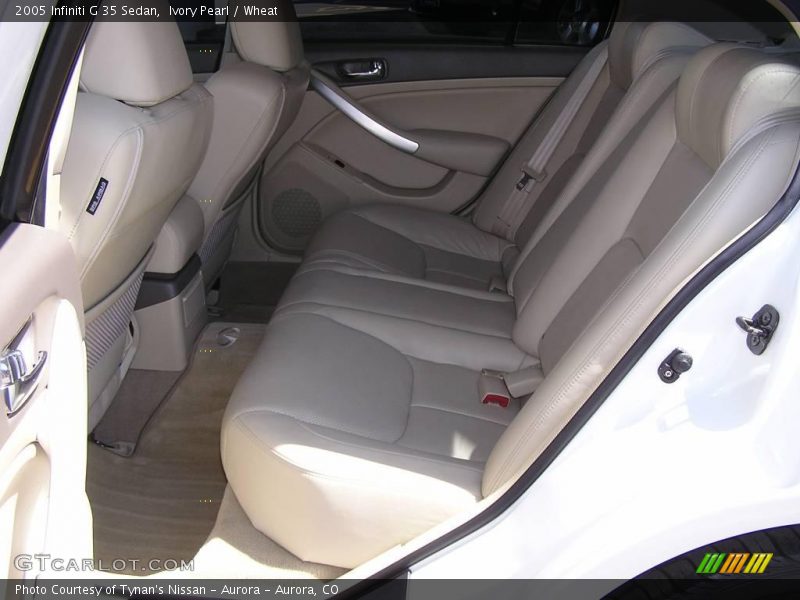 Ivory Pearl / Wheat 2005 Infiniti G 35 Sedan