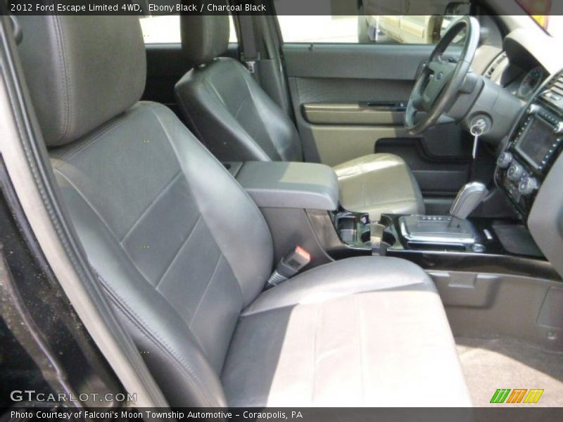 Ebony Black / Charcoal Black 2012 Ford Escape Limited 4WD
