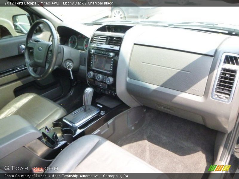 Ebony Black / Charcoal Black 2012 Ford Escape Limited 4WD