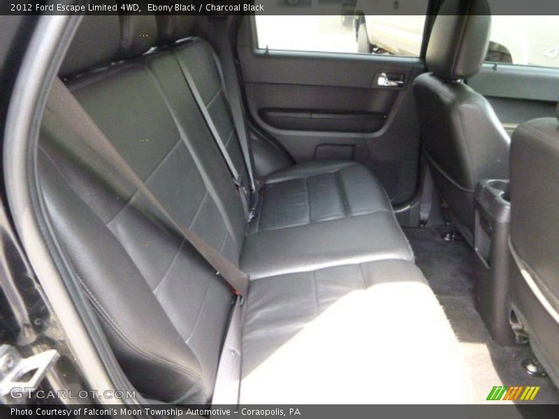 Ebony Black / Charcoal Black 2012 Ford Escape Limited 4WD