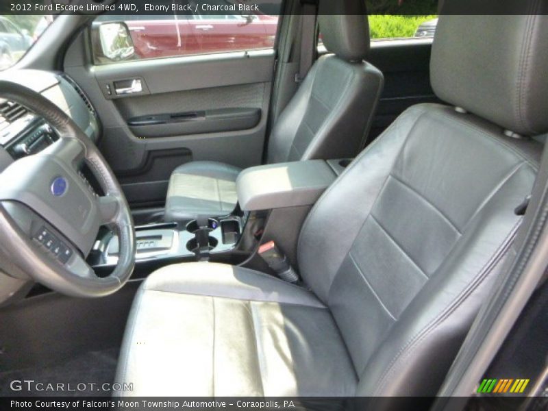 Ebony Black / Charcoal Black 2012 Ford Escape Limited 4WD