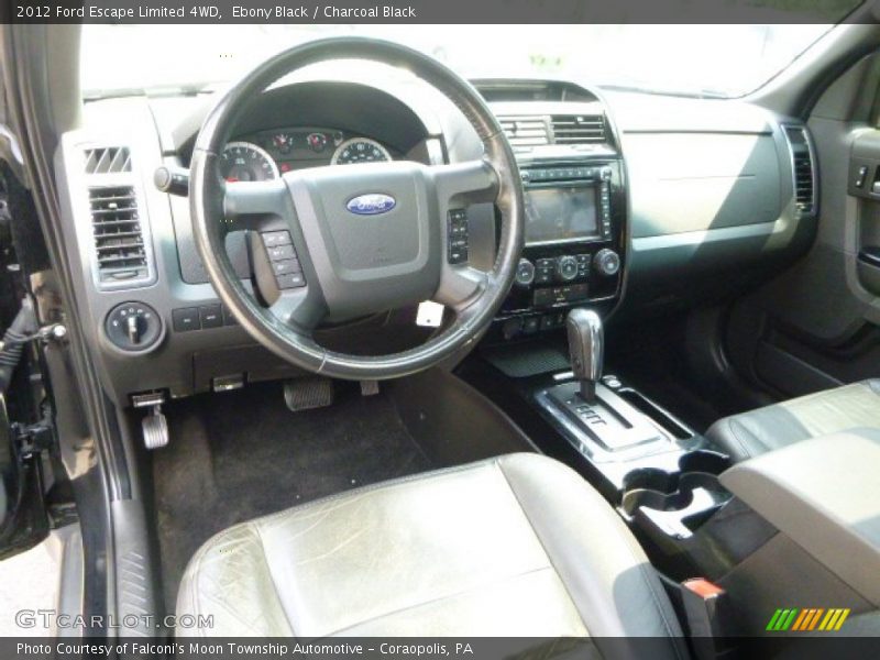 Ebony Black / Charcoal Black 2012 Ford Escape Limited 4WD