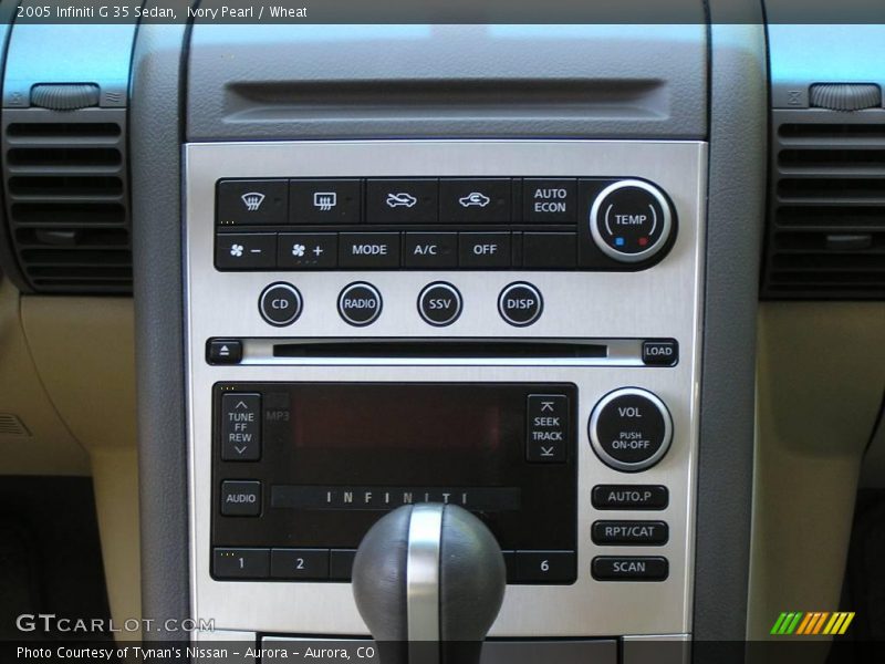 Ivory Pearl / Wheat 2005 Infiniti G 35 Sedan