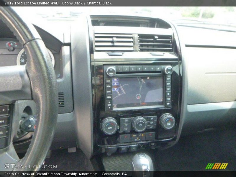 Ebony Black / Charcoal Black 2012 Ford Escape Limited 4WD