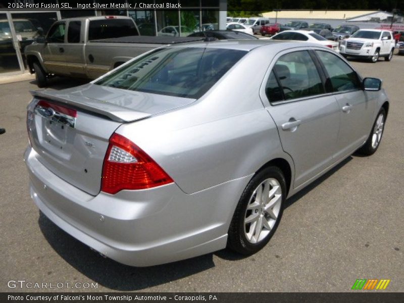 Ingot Silver Metallic / Charcoal Black 2012 Ford Fusion SEL