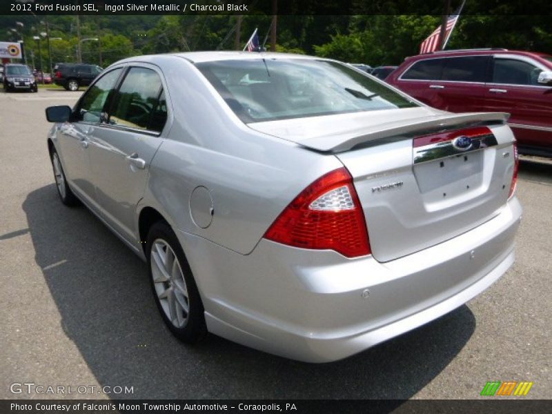 Ingot Silver Metallic / Charcoal Black 2012 Ford Fusion SEL